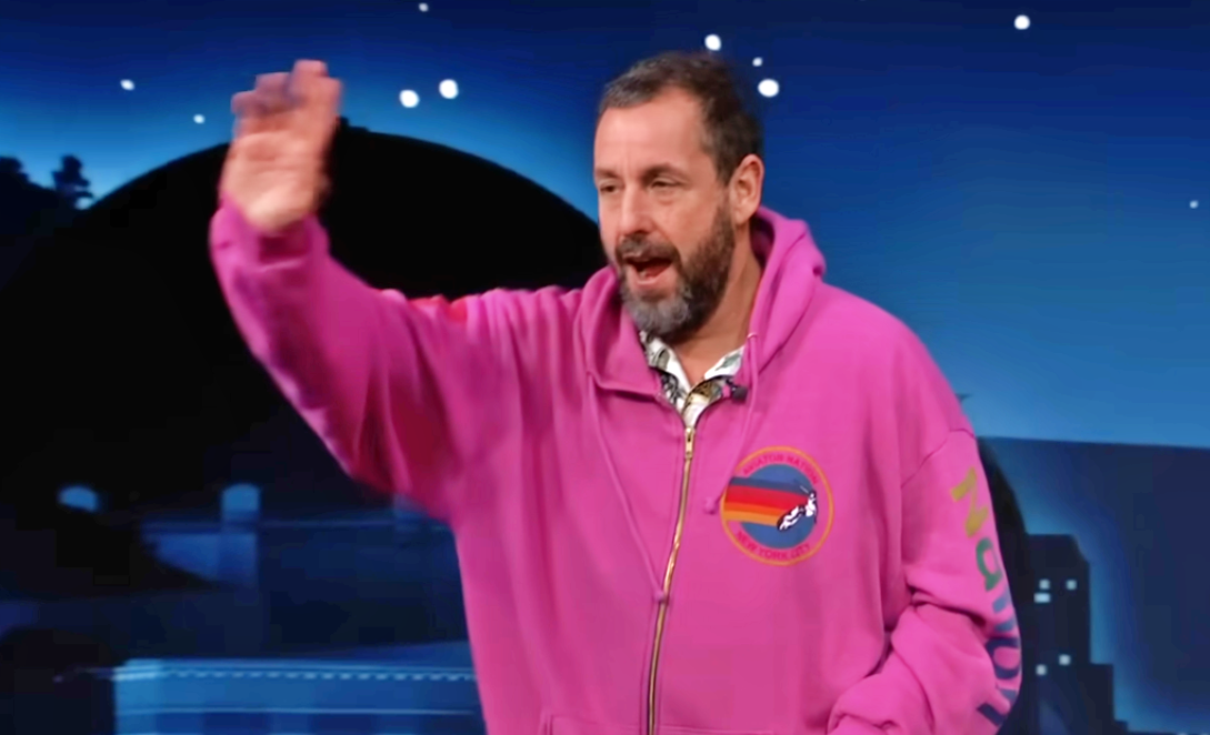 Adam Sandler participa do programa de Jimmy Fallon promovendo Time Out