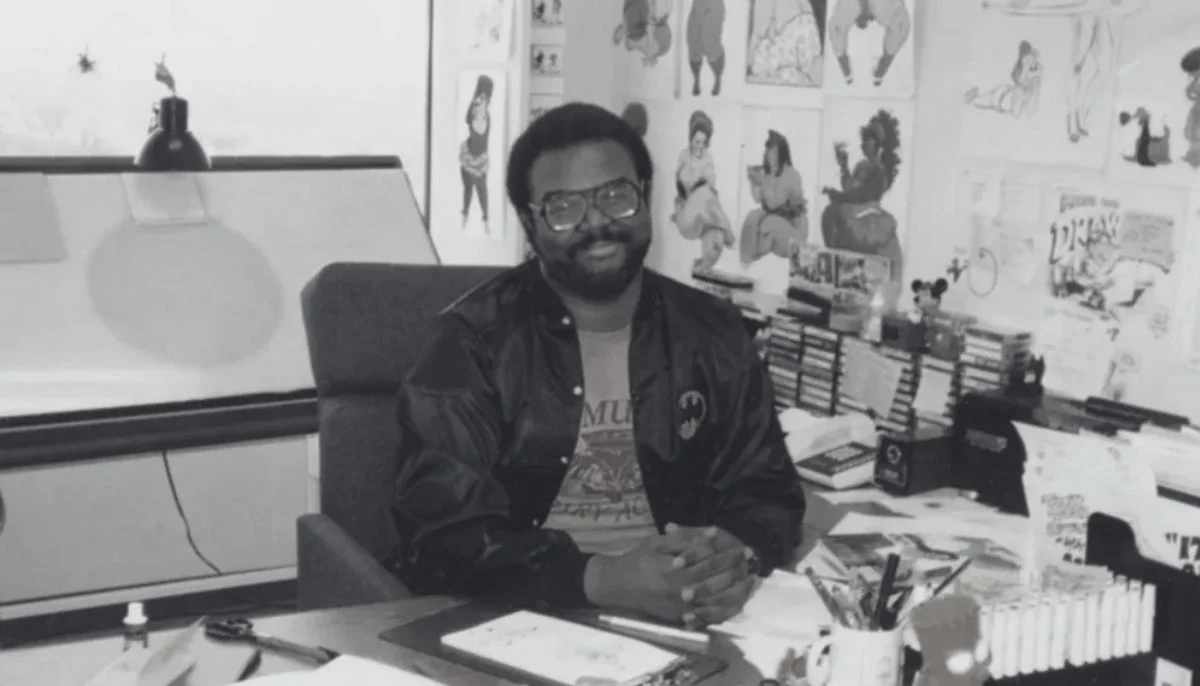 Barry Caldwell em produção de animação clássica de Animaniacs