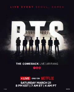 Show de retorno do BTS na Netflix