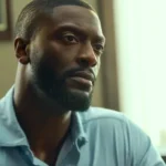 O ator Aldis Hodge como o detetive Alex Cross na série do Prime Video.