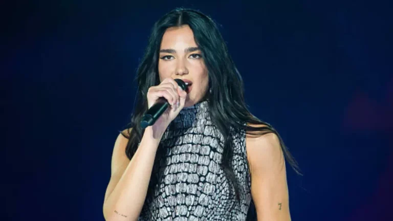 Dua Lipa em evento promocional confirmada no elenco de Peaked da A24