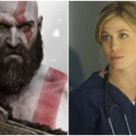 Sonya Walger como Freya em cenário mitológico