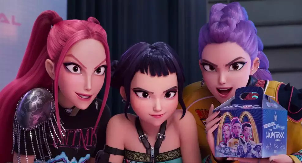 Guerreiras do K-Pop mostra animação com caixas de McLanche Feliz e Saja Boys vs HUNTR/X