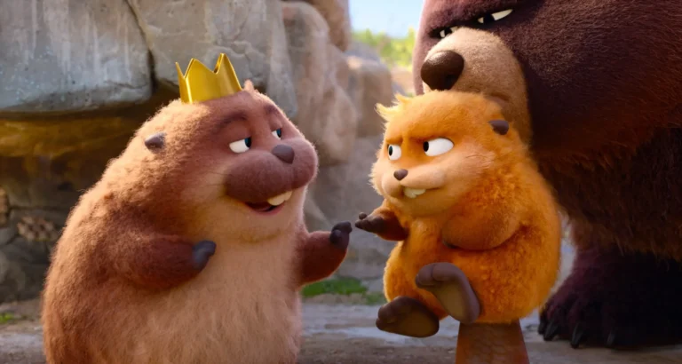 Cartaz oficial do filme Hoppers da Disney em exibição nos cinemas.