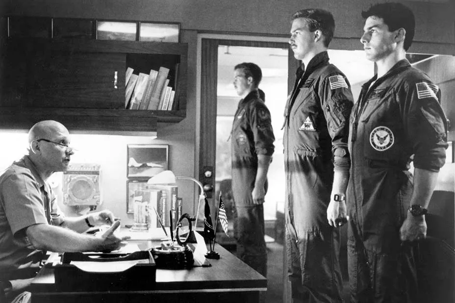 James Tolkan em cena icônica de Top Gun