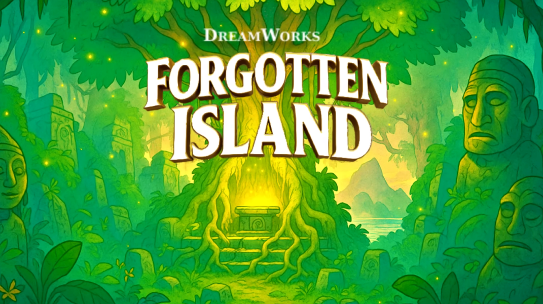 Jo Koy e elenco de vozes integram dublagem de A Ilha Esquecida em imagens oficiais divulgadas pela DreamWorks Animation.