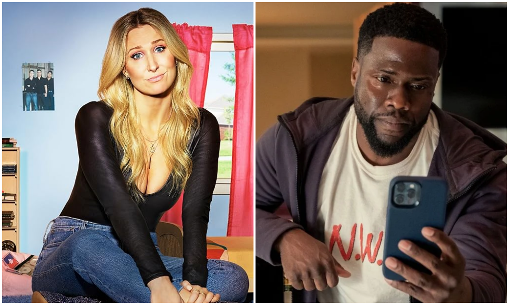 Nikki Glaser em evento comentando recusa a roast de Kevin Hart