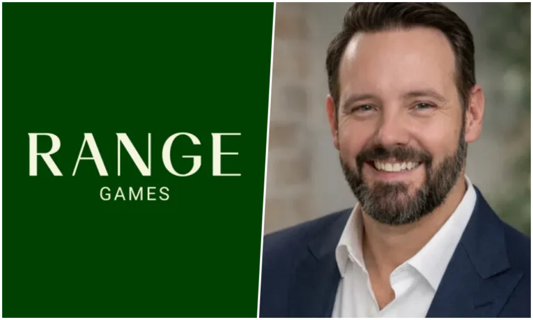 Retrato profissional de Ben Jones, executivo de games, em ambiente de escritório com iluminação suave.