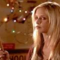 Atriz Sarah Michelle Gellar que interpretou Buffy a Caça-Vampiros em evento promocional.