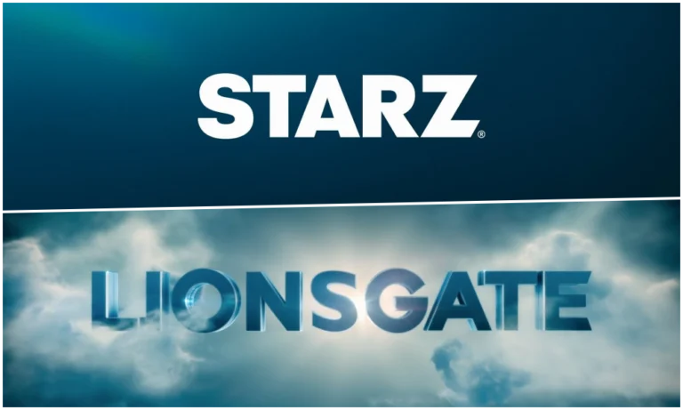 Logo da Starz e Lionsgate