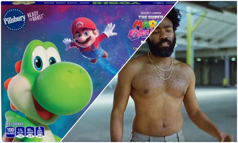 Yoshi em Super Mario Galaxy com dublagem de Donald Glover
