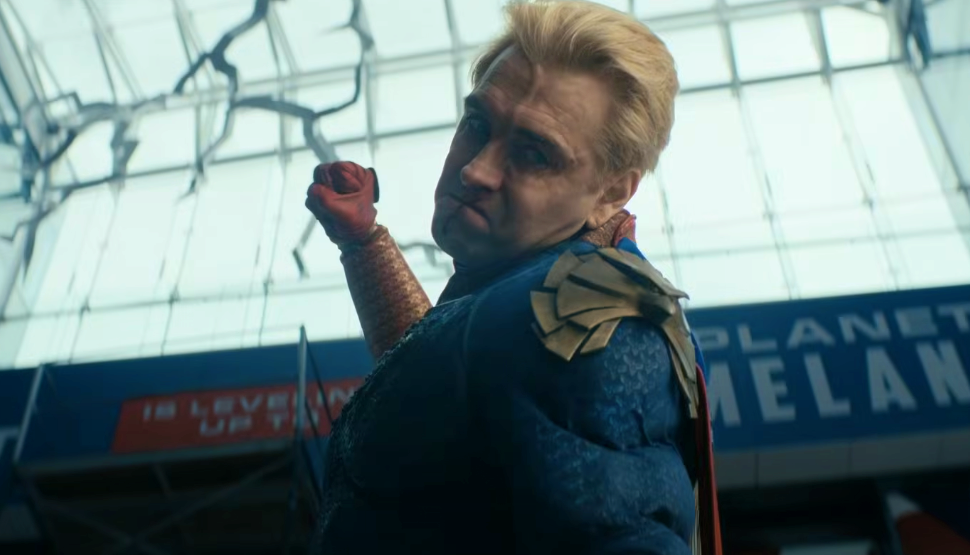 Capitão Pátria no Salão Oval no trailer de The Boys.