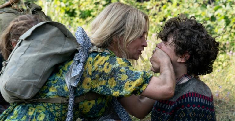 Emily Blunt e Cillian Murphy em cena de Um Lugar Silencioso Parte II.