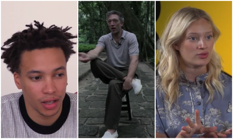 Vincent Cassel e novos integrantes do elenco da quarta temporada de The White Lotus.