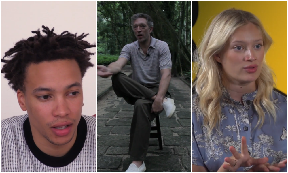 Vincent Cassel e novos integrantes do elenco da quarta temporada de The White Lotus.