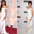Zendaya posa com vestido Vivienne Westwood branco na estreia de seu novo filme.