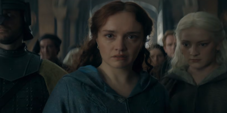 Imagem promocional da série A Casa do Dragão com logotipo da HBO e elementos visuais em estilo medieval
