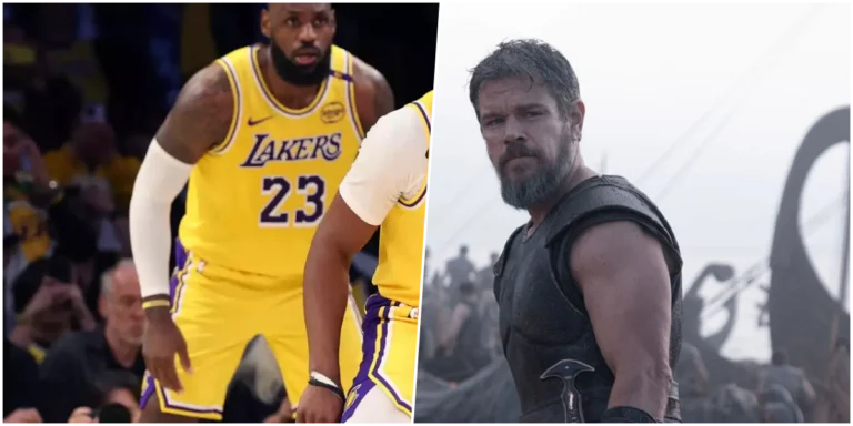 LeBron James e Bronny James em vídeo promocional do filme A Odisseia, de Christopher Nolan.