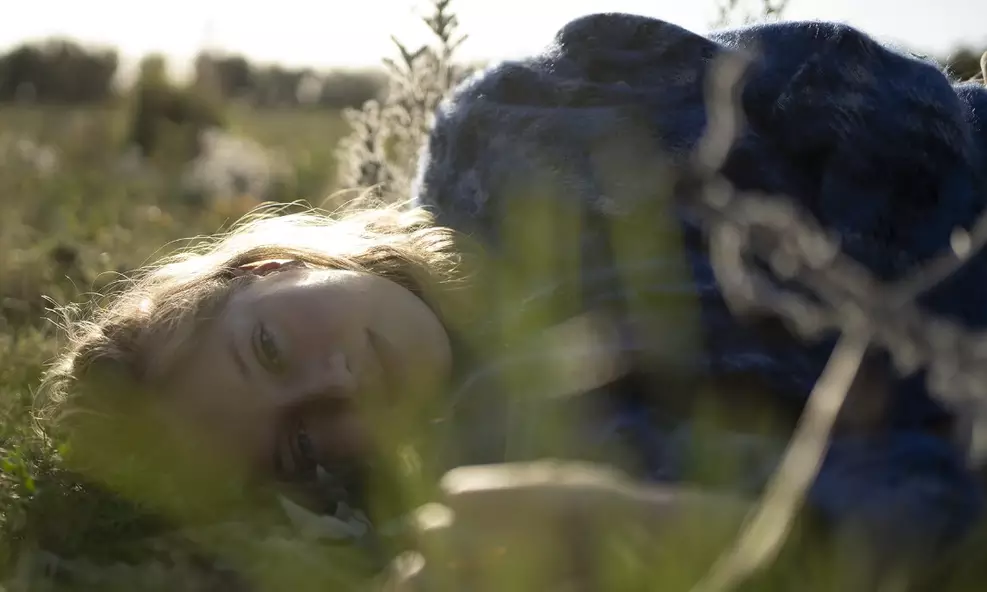 Cineasta Alanté Kavaïté durante coletiva do Festival Imovision 2026