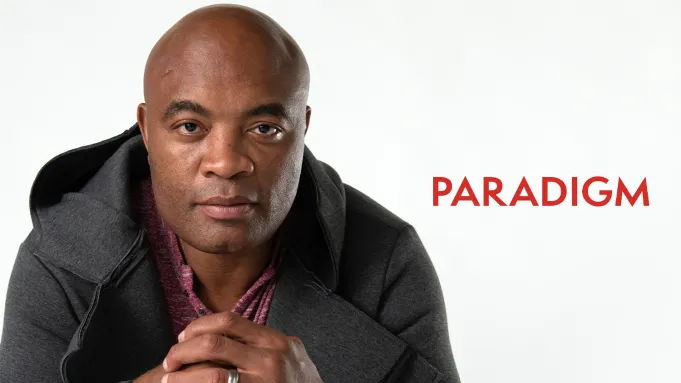 Anderson Silva em evento de assinatura com a agência Paradigm, expandindo carreira no MMA e entretenimento