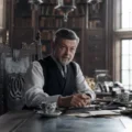 Andy Serkis como Alfred Pennyworth em cena de 'The Batman II', preparando retorno ao papel