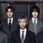 Fãs do BTS reunidas em protesto com cartazes contra venda de ingressos no Brasil