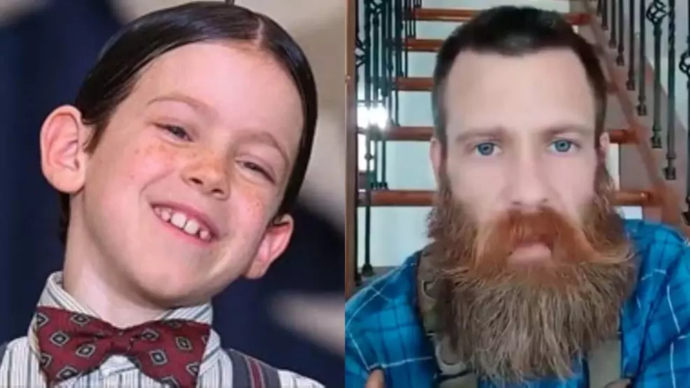 Foto de arquivo do ator Bug Hall, o Alfafa do filme Os Batutinhas.