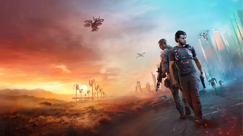 Funcionários em escritório de desenvolvimento sob monitoramento digital em Build a Rocket Boy