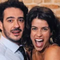 Maria Bopp e Marcos Veras em cena das filmagens de Calendário do Amor em São Paulo