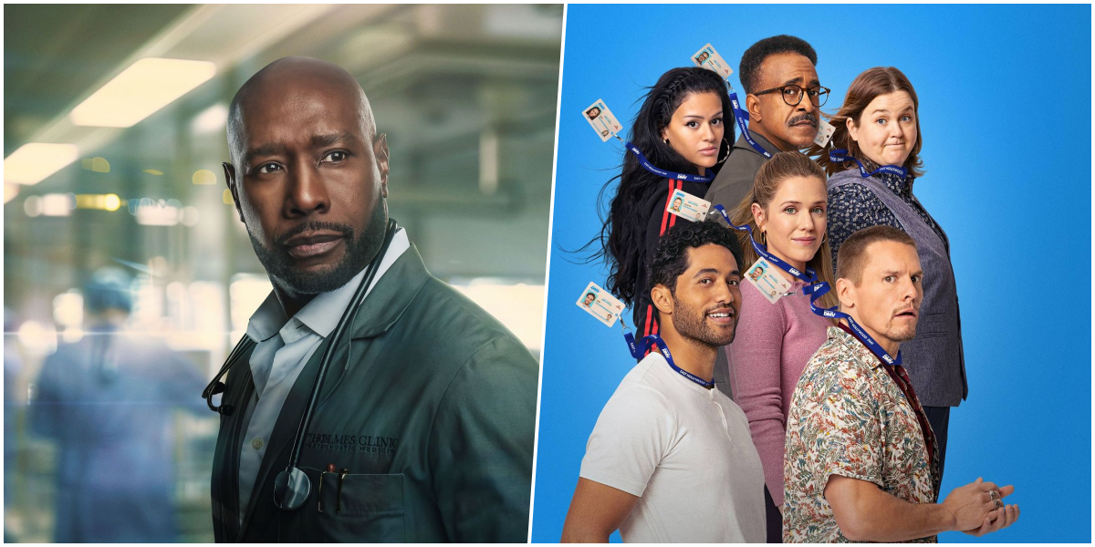 O ator Morris Chestnut caracterizado como o médico John Watson na série Watson da CBS.