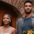 Halle Bailey and Regé-Jean Page in "You, Me & Tuscany