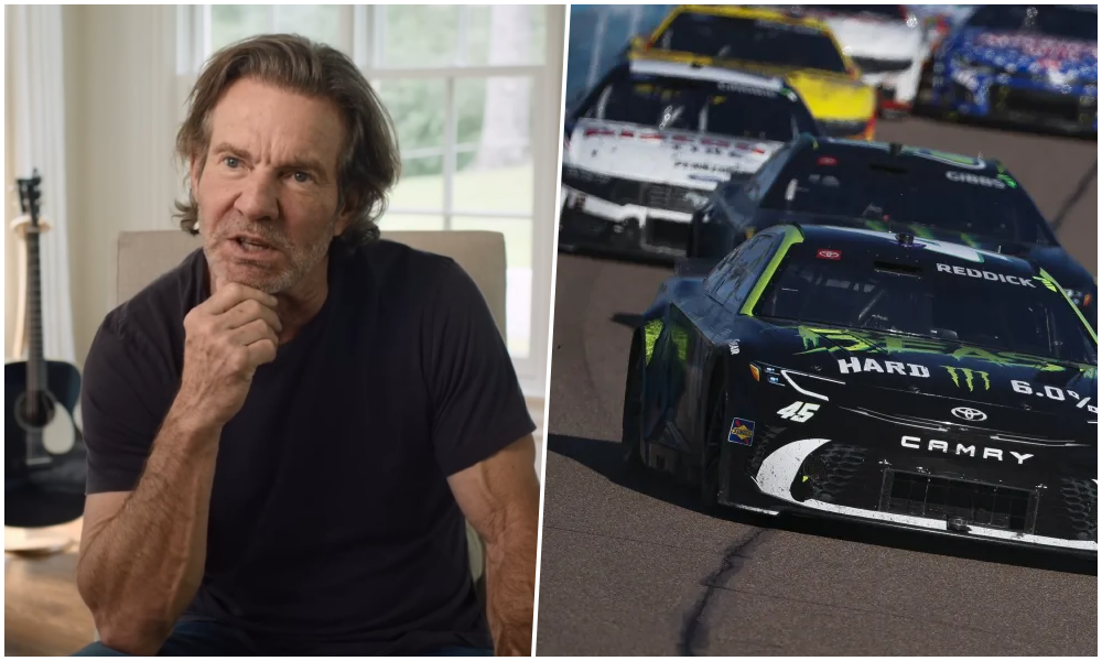 Dennis Quaid interpretando Duane Whitlock na série Thunder Road da AMC