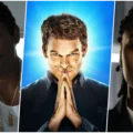Montagem com os atores Bokeem Woodbine, Michael C. Hall como Dexter Morgan e Nona Parker Johnson para a série Dexter: Ressurreição.