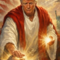 Captura de tela da rede social Truth Social com o perfil oficial de Donald Trump.