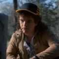 O ator Gaten Matarazzo, conhecido como o Dustin de Stranger Things, durante entrevista.