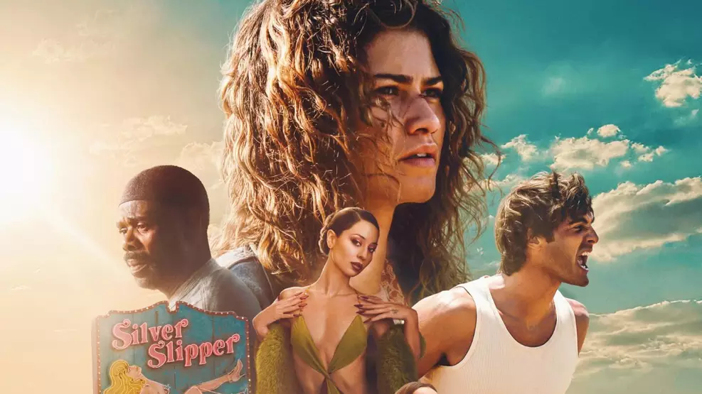 Zendaya como Rue em cena de Euphoria, série da HBO