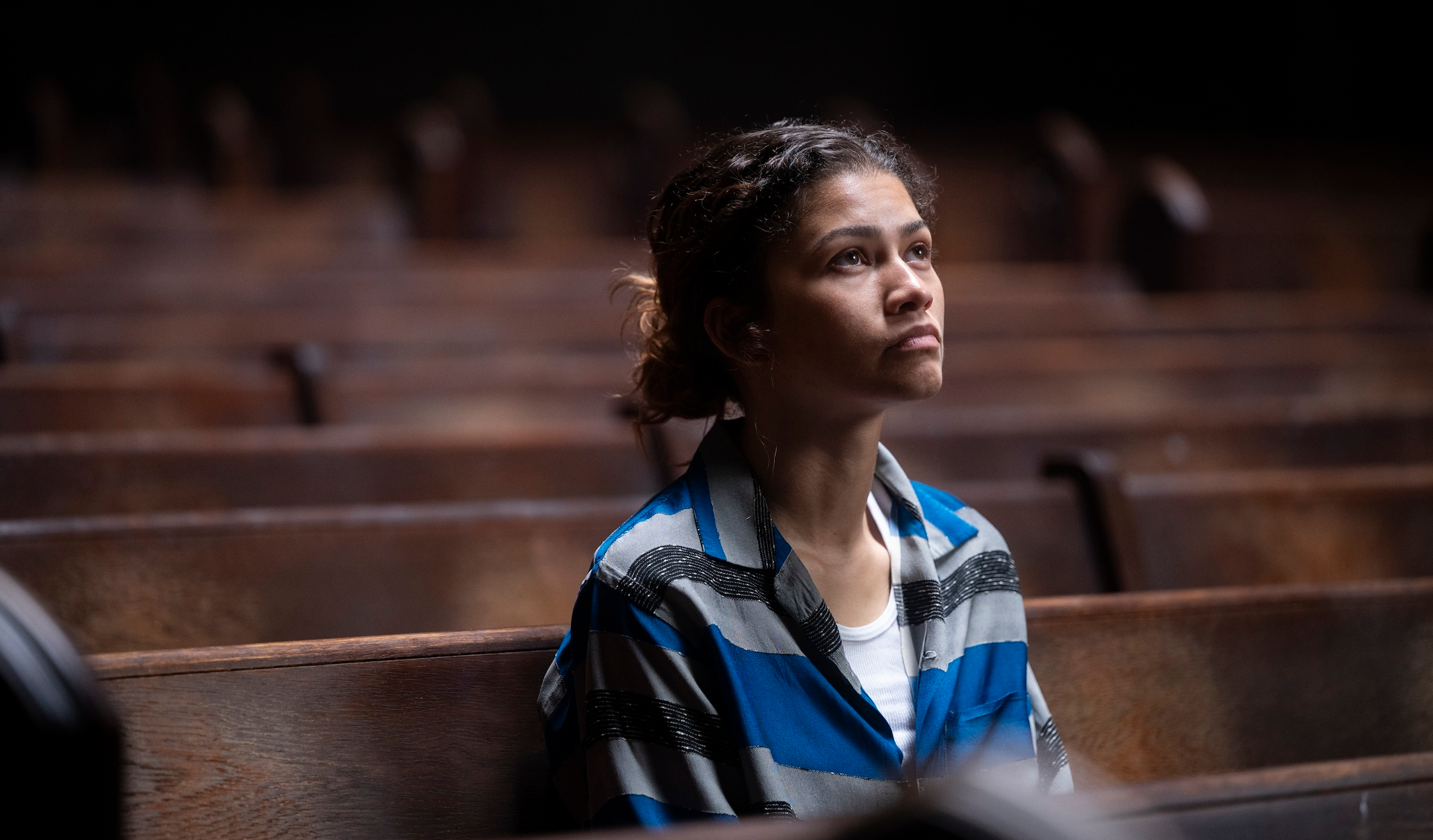 Zendaya como Rue em cena da terceira temporada de Euphoria