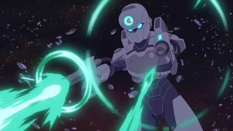 Jaqueta tecnológica (Zoey Deutch, LeVar Burton) na 4ª temporada de "Invencível"