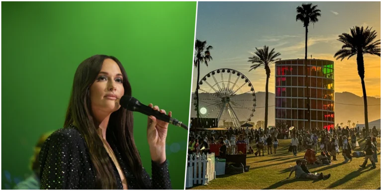 Kacey Musgraves em performance no festival Coachella