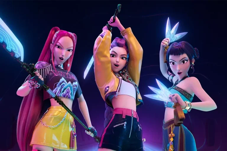 Integrantes do grupo KATSEYE se apresentam no palco Shara durante o Coachella 2026.