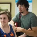 Lena Dunham e Adam Driver em cena da série Girls, cujos bastidores foram marcados por tensões.