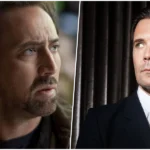 O ator Nicolas Cage em uma performance sombria e misteriosa no universo de Longlegs.
