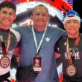 Melqui Galvão em contexto esportivo como treinador de jiu-jitsu antes de investigação policial