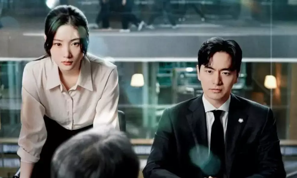 Jung Chae-yeon em cena de Além do Direito, série da Netflix confirmada para 2ª temporada