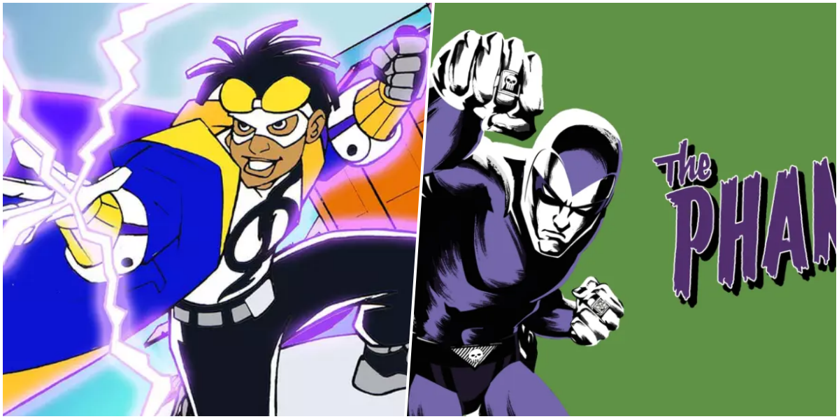 A (esquerda) Super Choque e a (direita) o Fantasma.