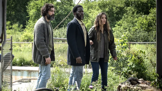 O ator Harold Perrineau em cena da série de suspense Origem caracterizado como o personagem Boyd.