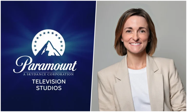 Allie McLarty em evento corporativo após ser nomeada pela Paramount Studios