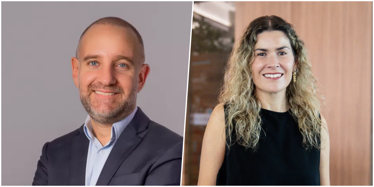 Paloma Alvarez a esquerda e a direita Adrien Muselet