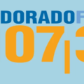 Logotipo da Rádio Eldorado sobre fundo institucional
