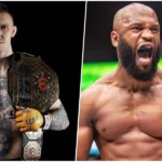 O lutador Rhys McKee desferindo um golpe de direita durante combate na PFL
